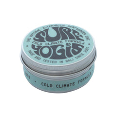 Cold Climate Formula. Blue logo, aluminum tin.